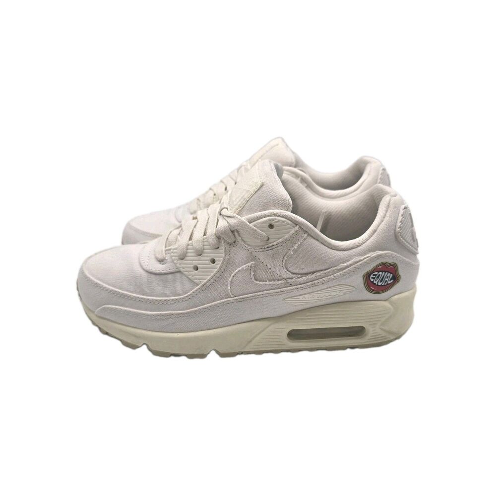 Nike Air Max 90 SE Women's Shoes Size 7 The Future Is Equal FD0867-133 Sail Lips
